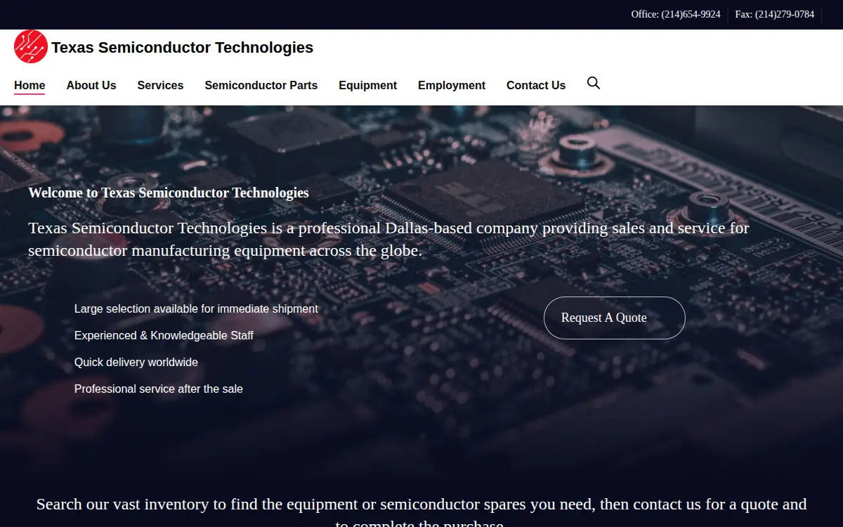 Homepage of Tst Industries LLC