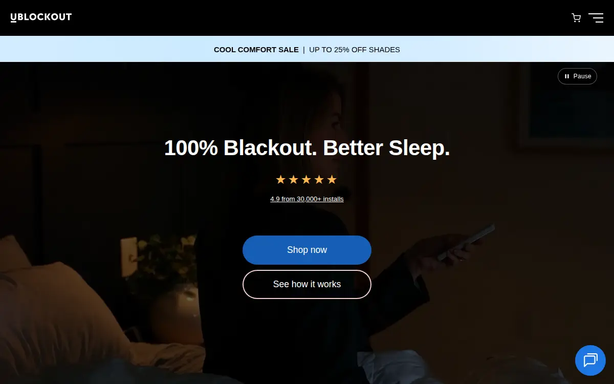 Homepage of Ublockout, INC.
