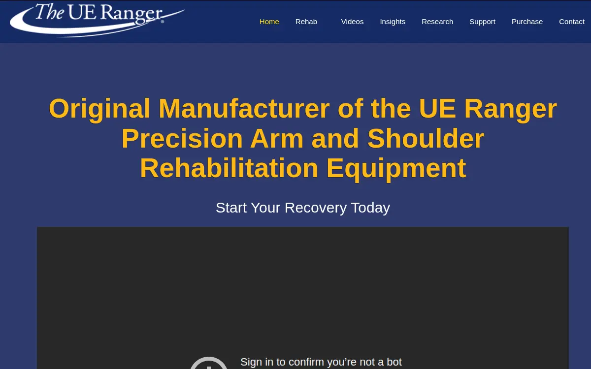 Homepage of Rehab Innovations INC