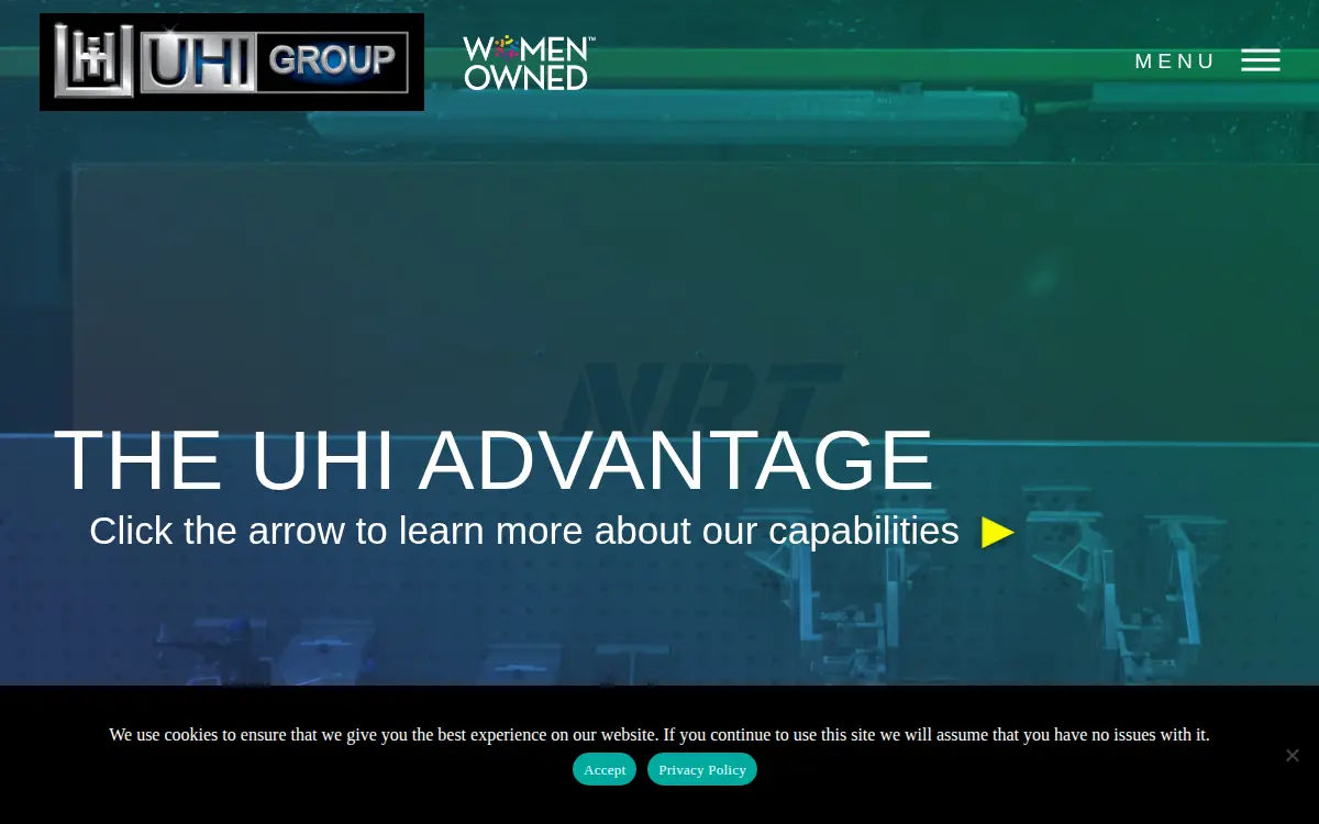 Homepage of Ultimate Hydroforming, INC.