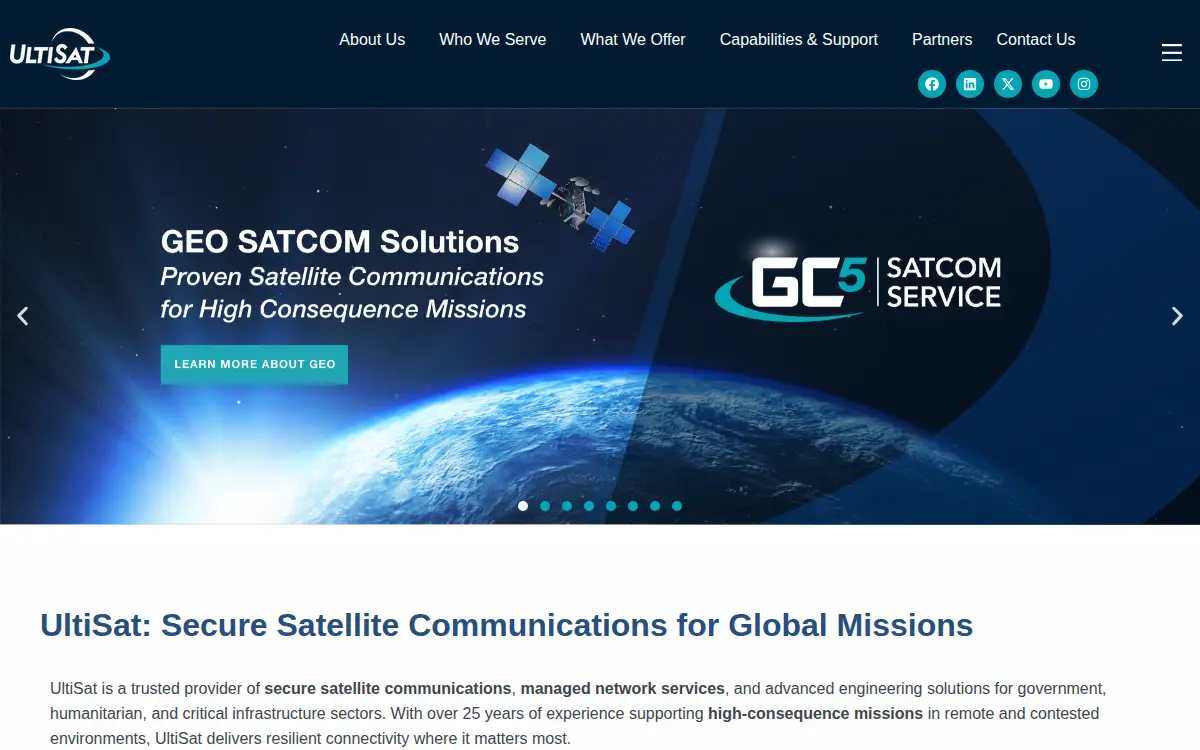 Homepage of Globecomm Systems INC
