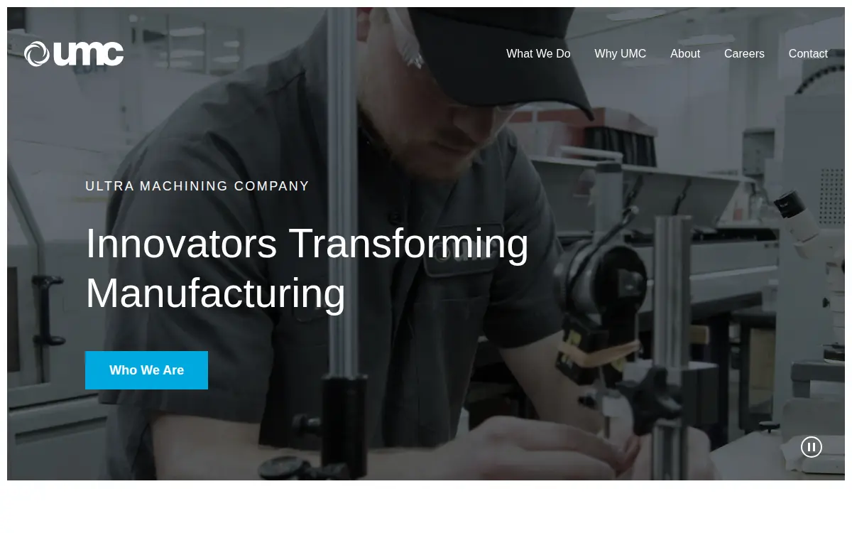 Homepage of U.m.c., INC.