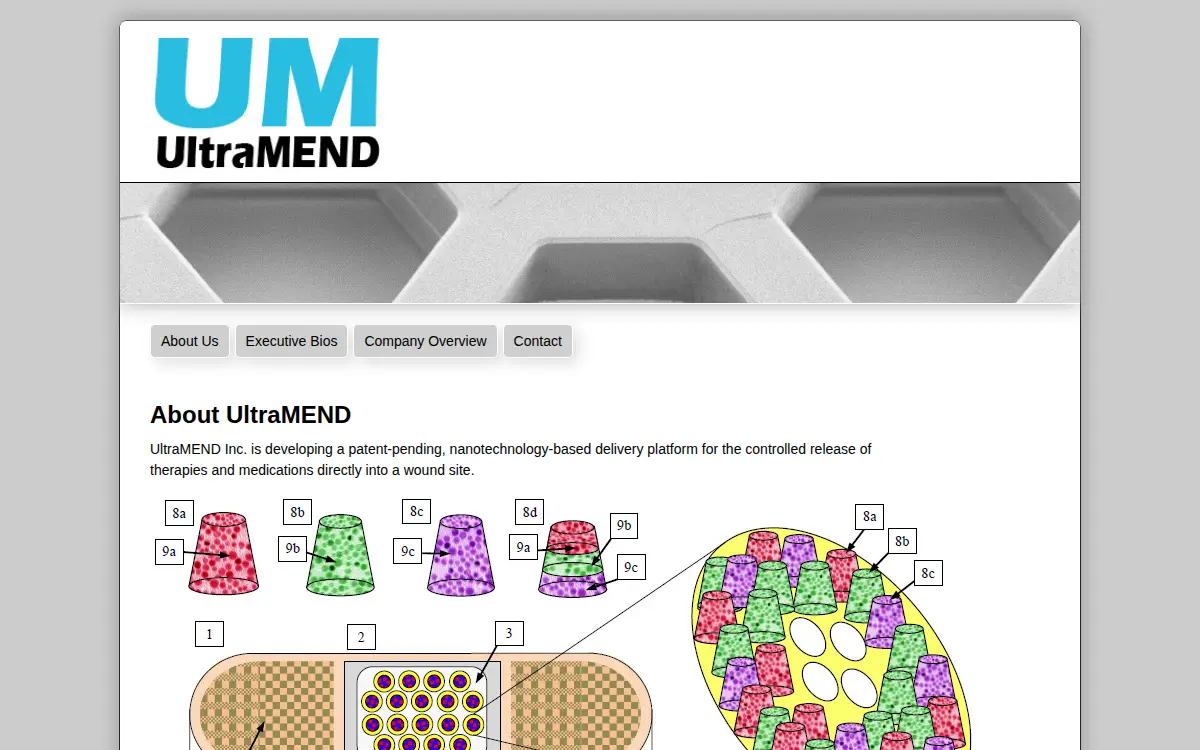 Homepage of Ultramend INC