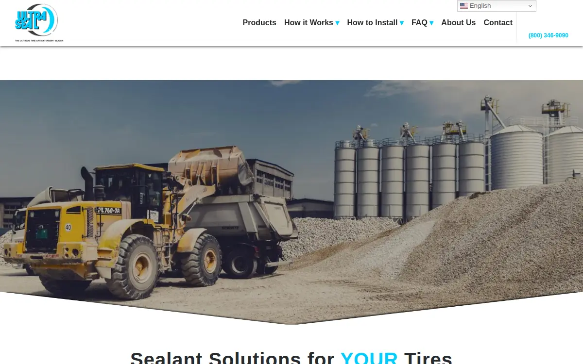 Homepage of Ultra Seal International, INC.