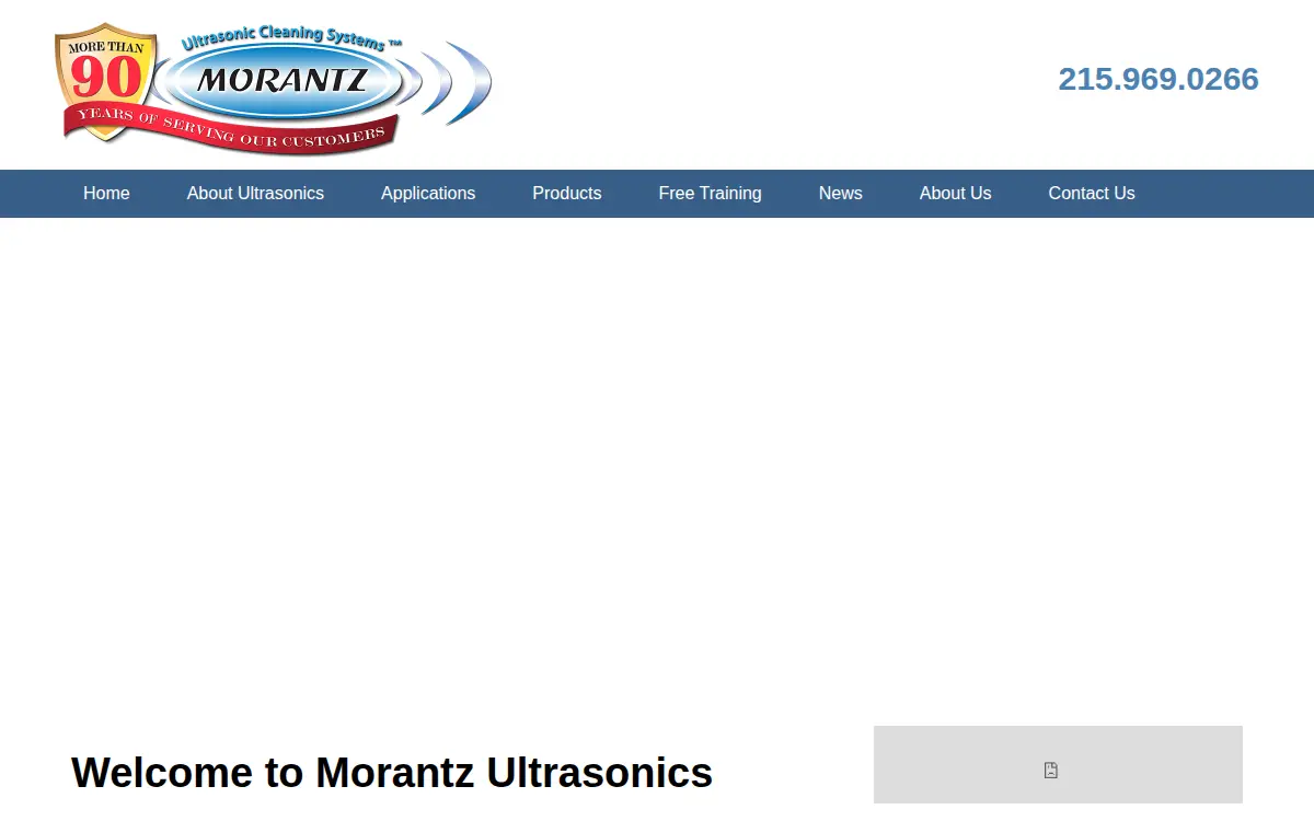 Homepage of S Morantz INC