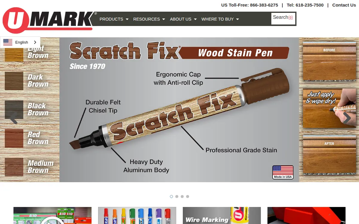 Homepage of U Mark, INC