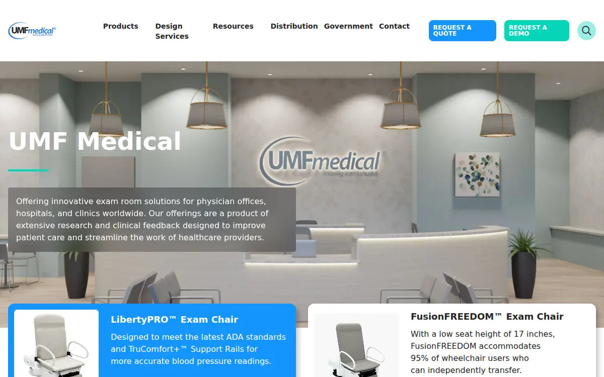 Homepage of United Metal Fabricators, INC.
