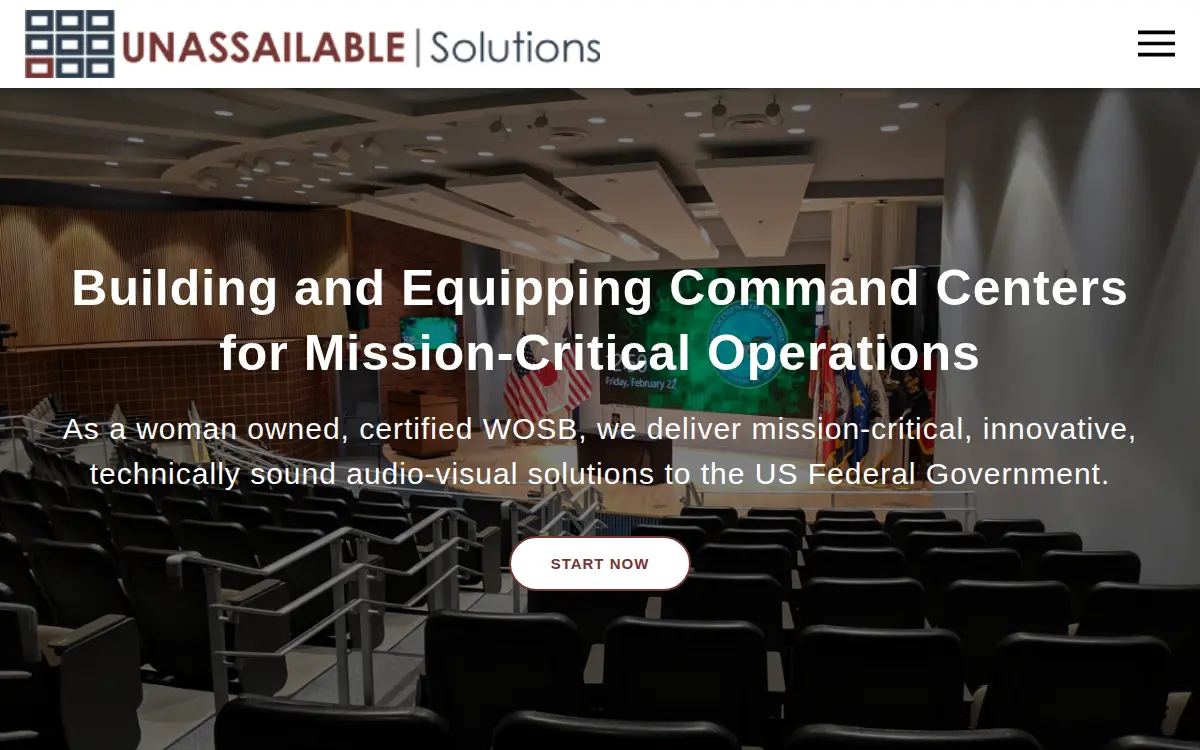 Homepage of Unassailable Solutions LLC