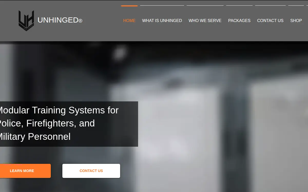 Homepage of Unhinged LLC