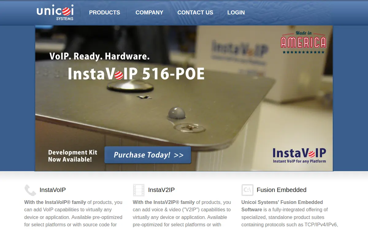 Homepage of Unicoi Systems INC