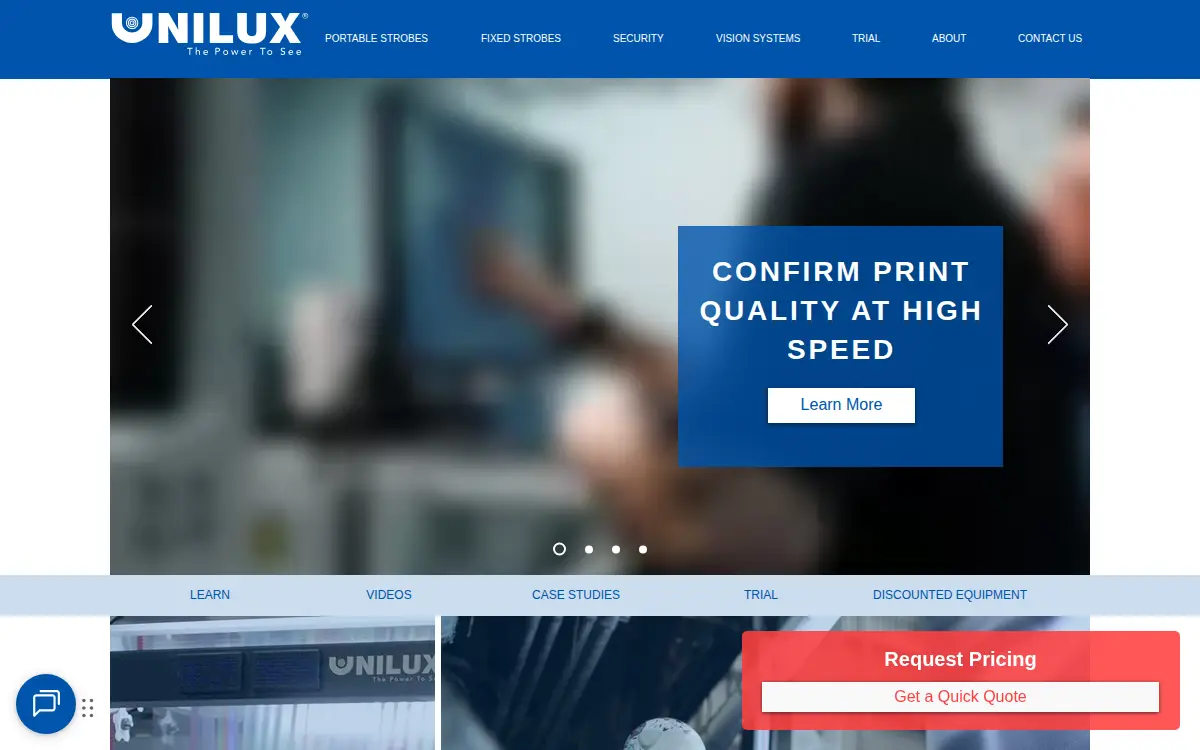 Homepage of Unilux INC
