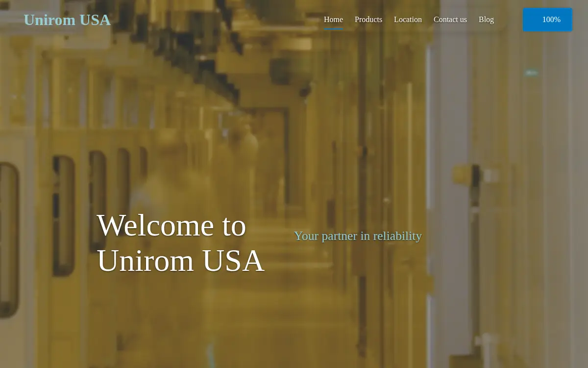 Homepage of Unirom USA INC