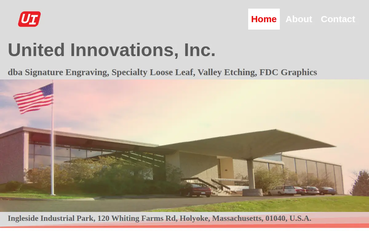 Homepage of United Innovations, INC.