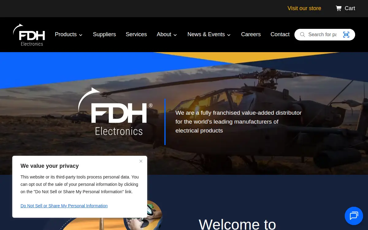 Homepage of United Avionics, INC.