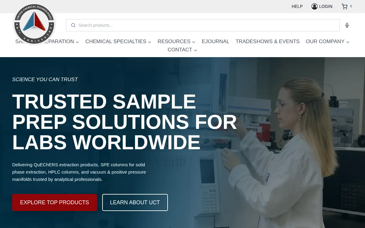 Homepage of Uct, LLC