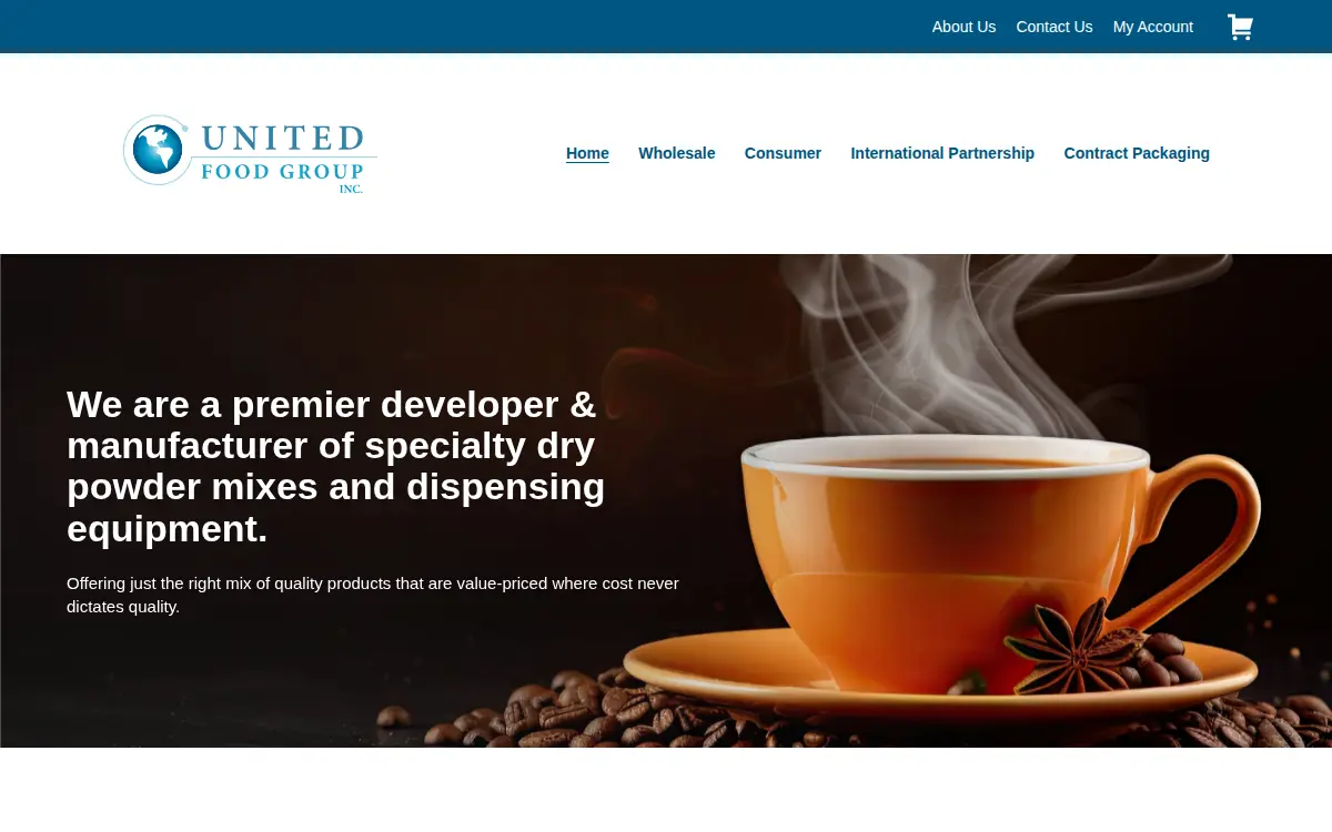 Homepage of United Food Group INC