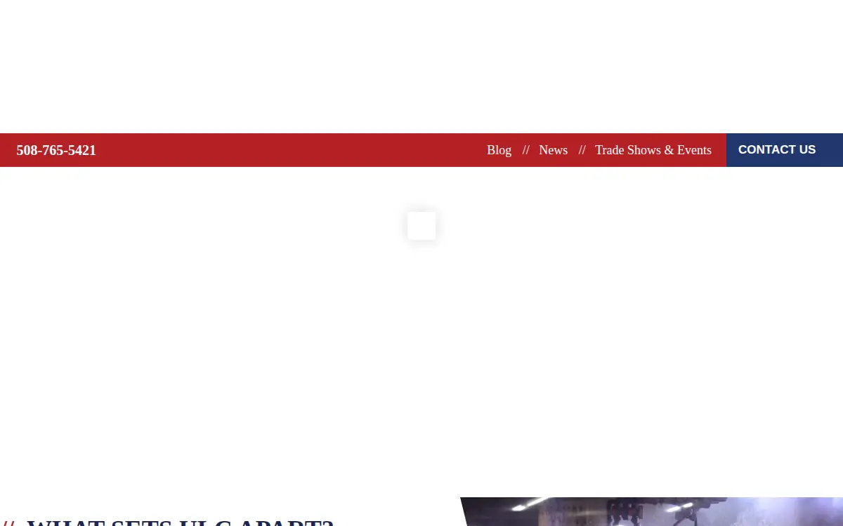 Homepage of United Lens Company, INC.