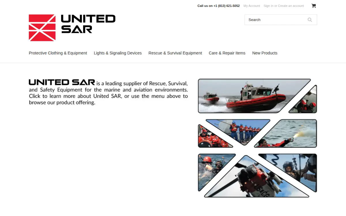 Homepage of United Sar, INC.