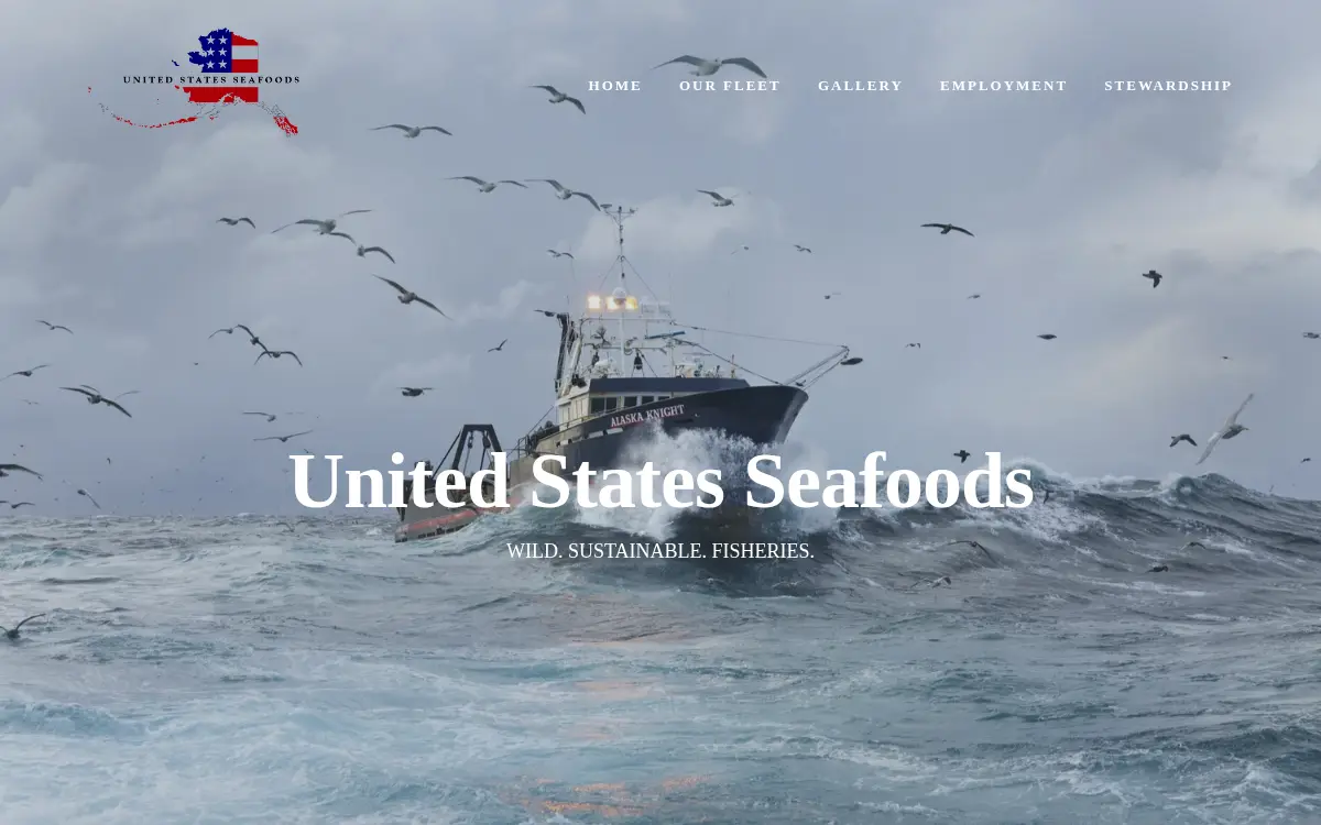 Homepage of United States Seafoods, LLC