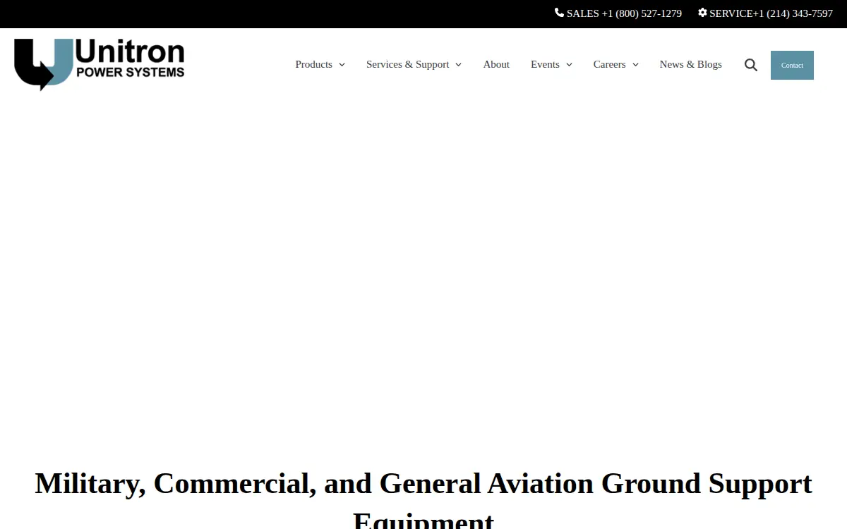 Homepage of Unitron, LP