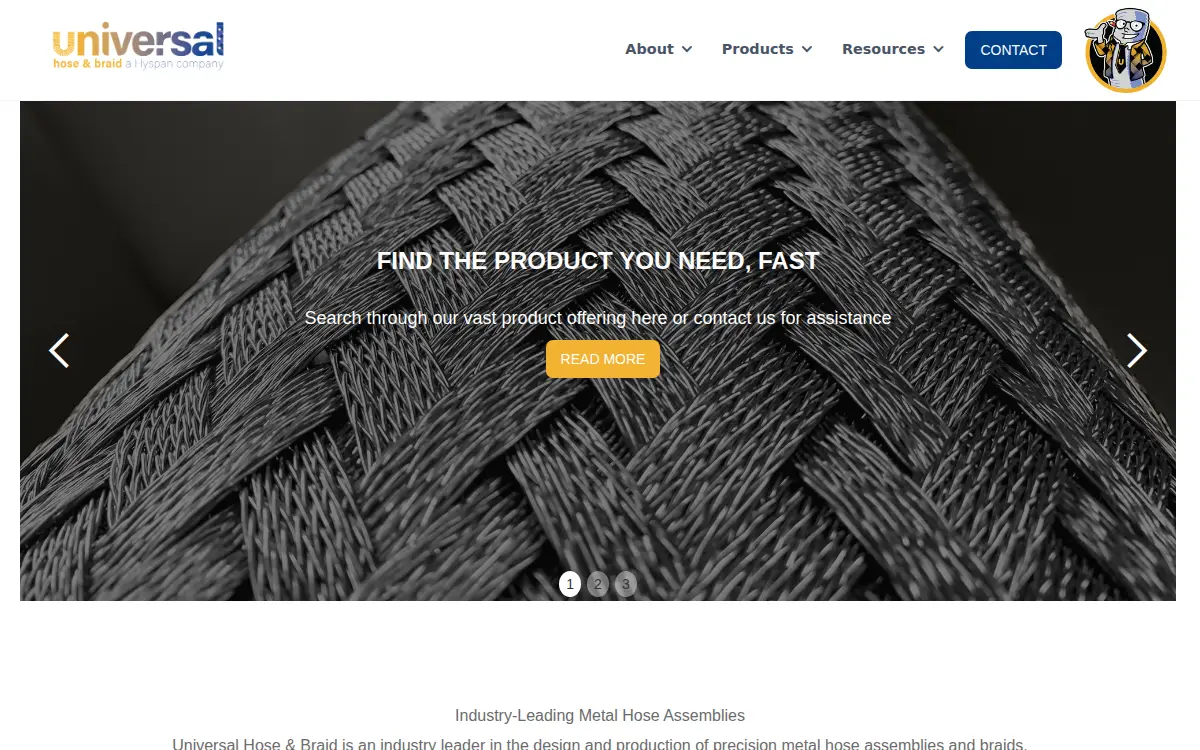 Homepage of Hyspan Precision Products INC