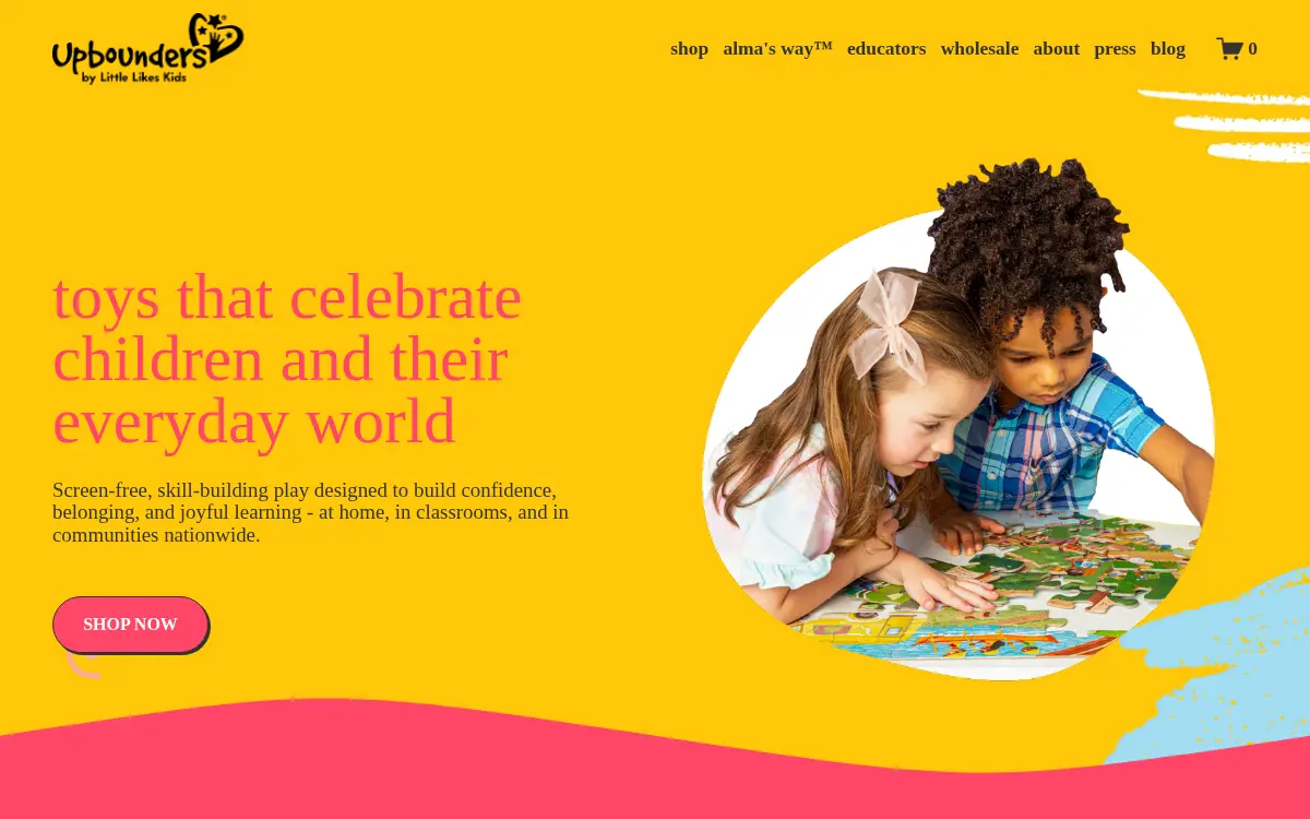 Homepage of Little Likes Kids LLC