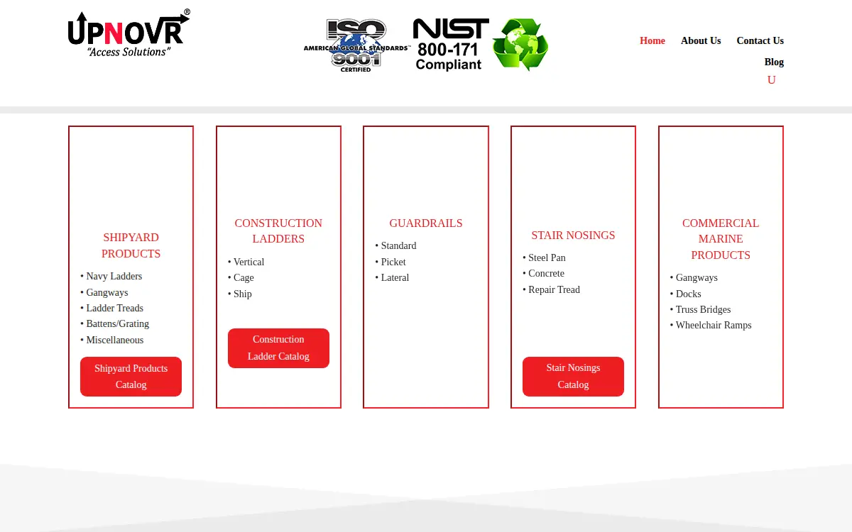 Homepage of Upnovr INC