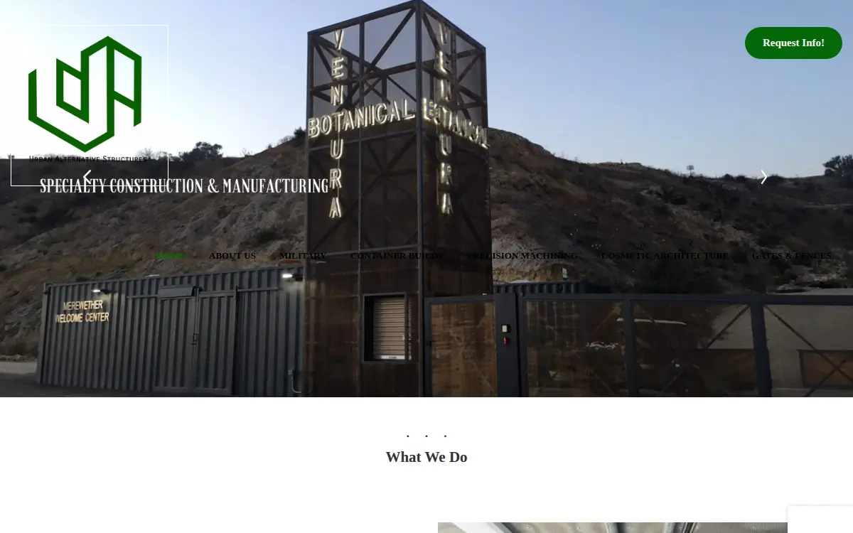 Homepage of Urban Alternative Structures