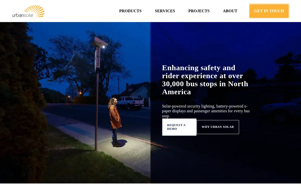Homepage of Urban Solar INC