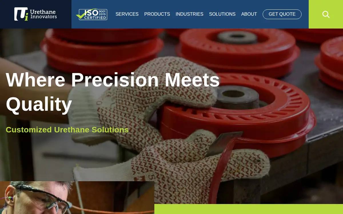 Homepage of Urethane Innovators INC