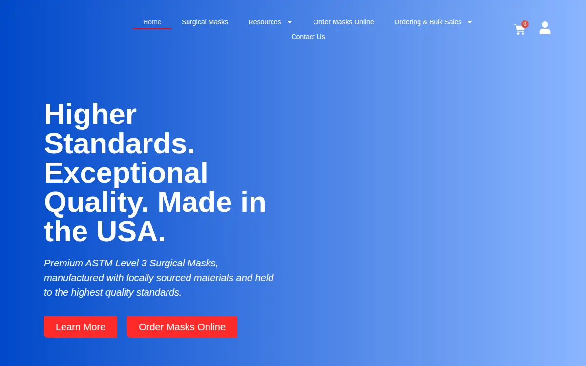Homepage of Usamedpro, LLC