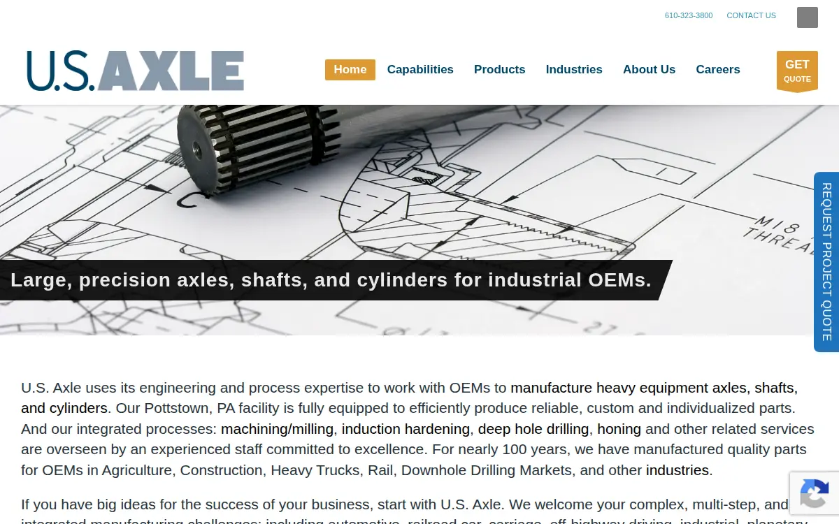 Homepage of US Axle, INC