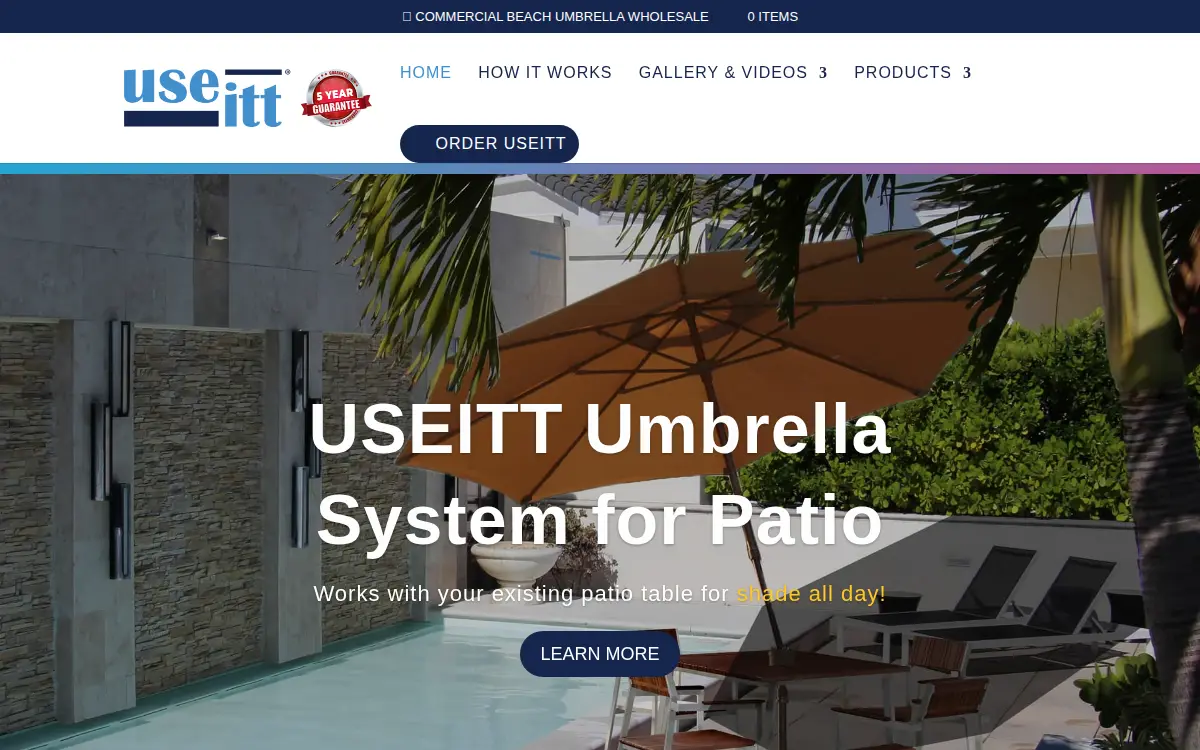 Homepage of Useitt, LLC