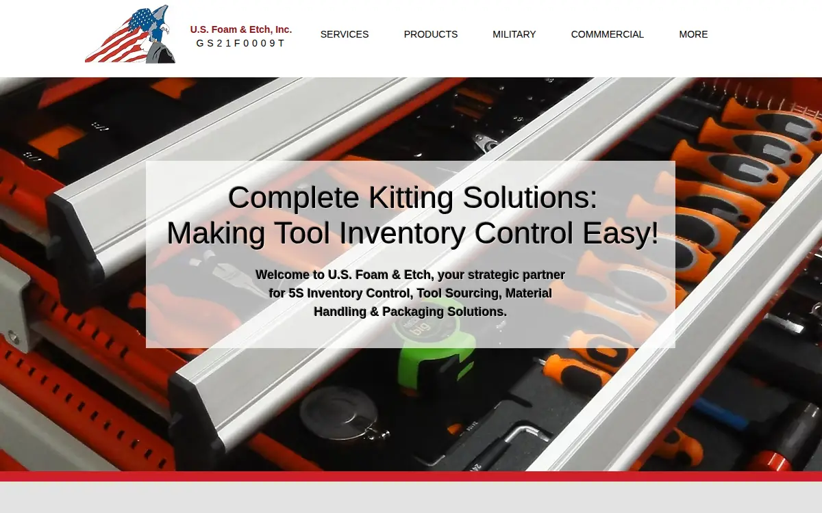 Homepage of U.s. Foam & Etch, INC