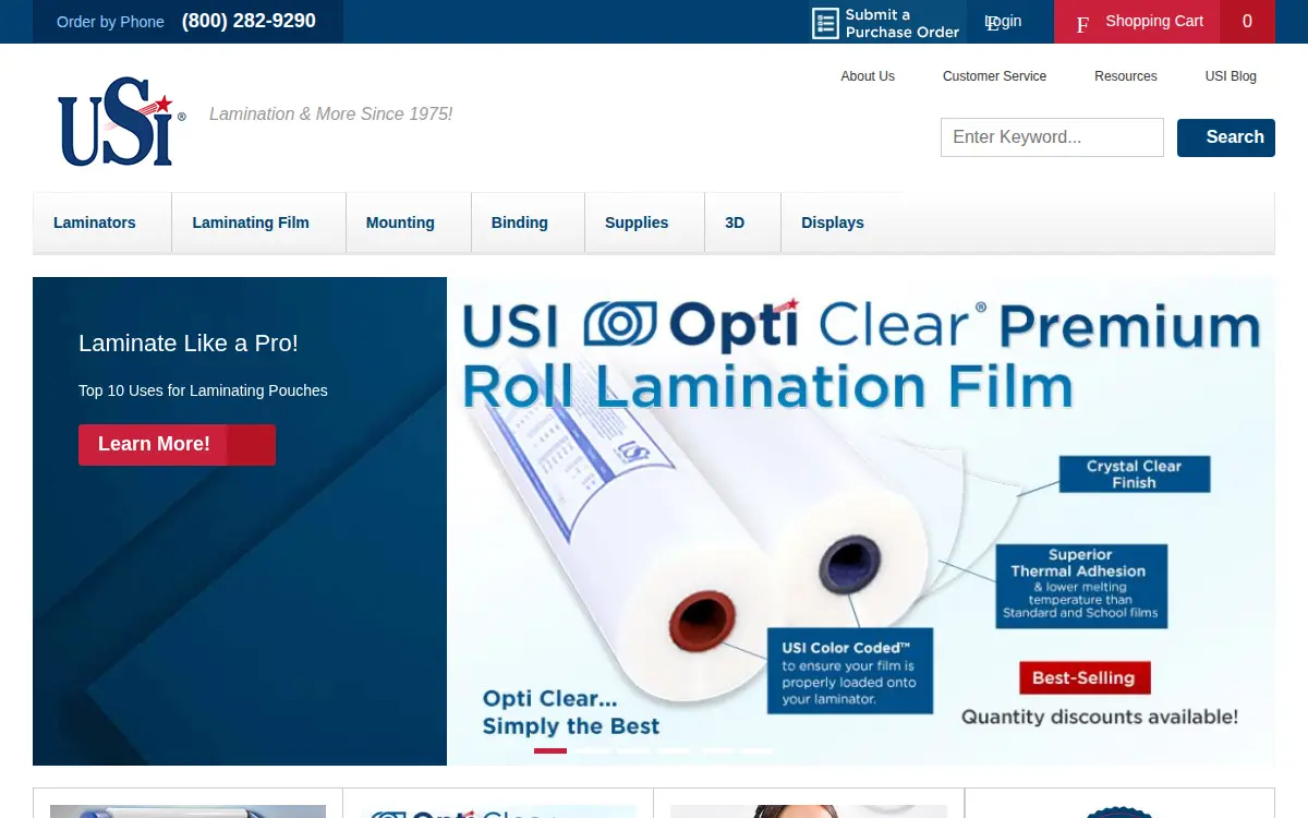 Homepage of New Precision Technology, LLC