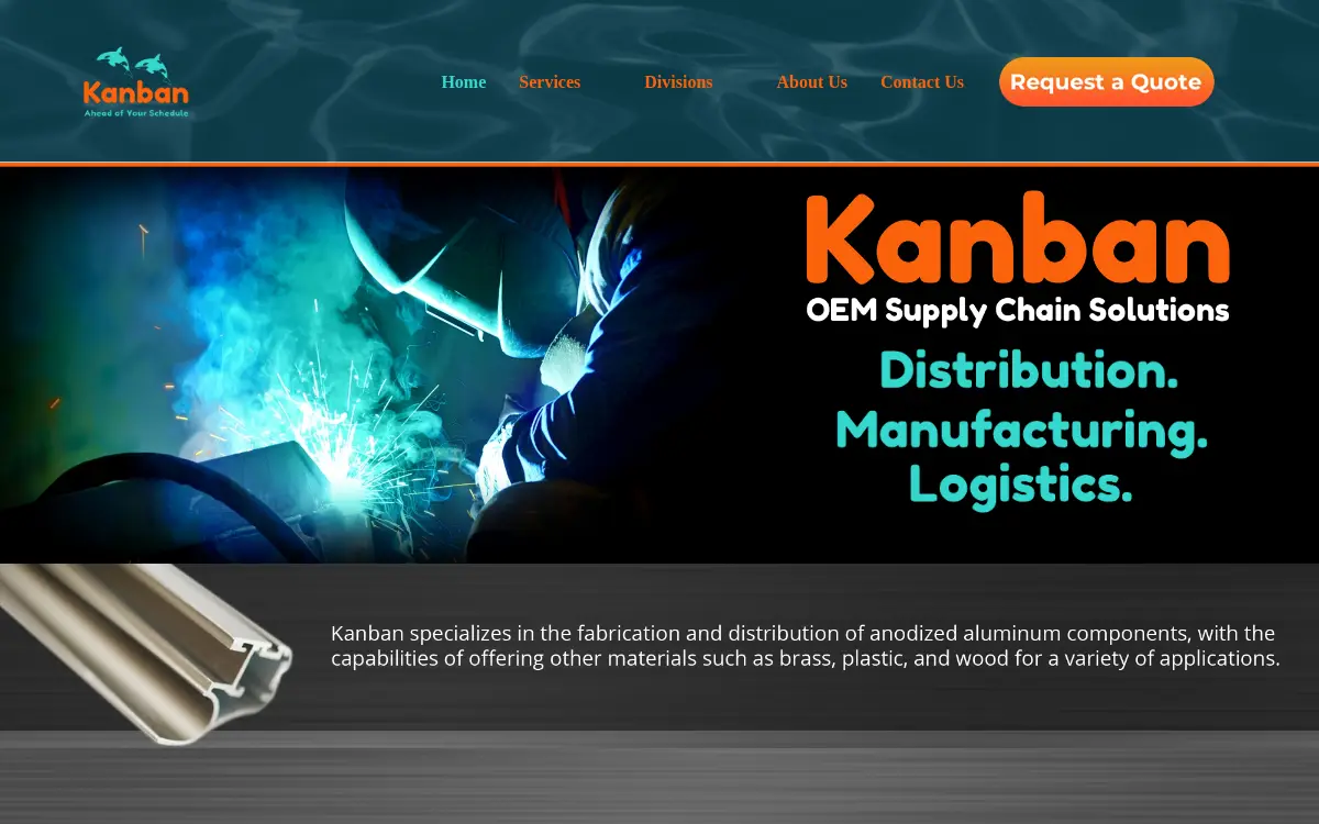 Homepage of Kanban International, LLC