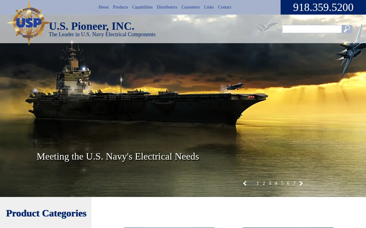 Homepage of U.s. Pioneer, L.l.c.