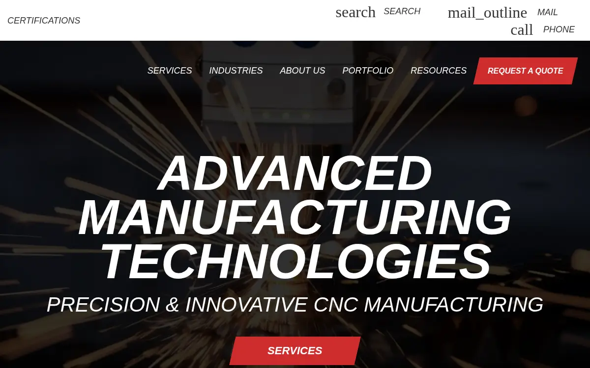 Homepage of US Precision Sheet Metal, INC.
