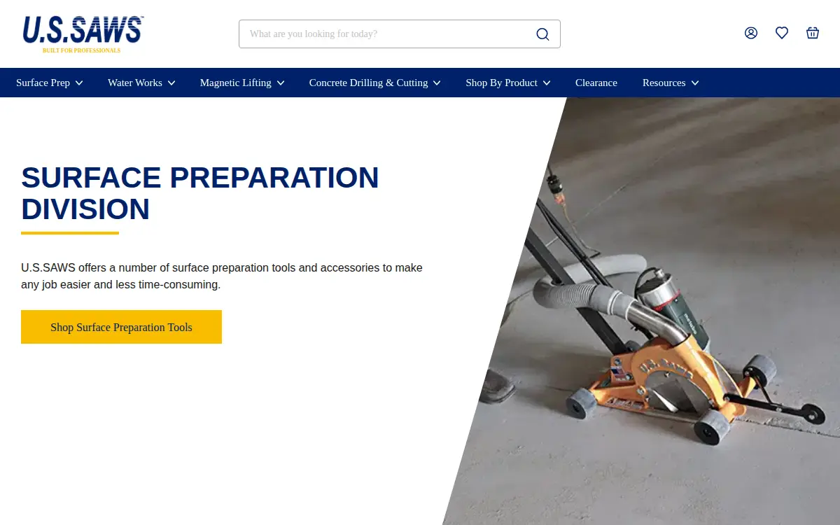 Homepage of U.s. Saws, INC.