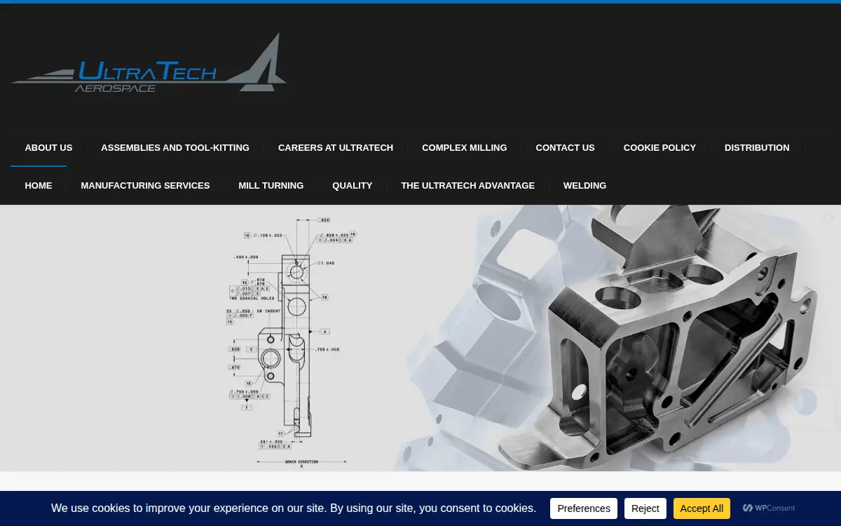 Homepage of Ultra-tech Aerospace, INC.