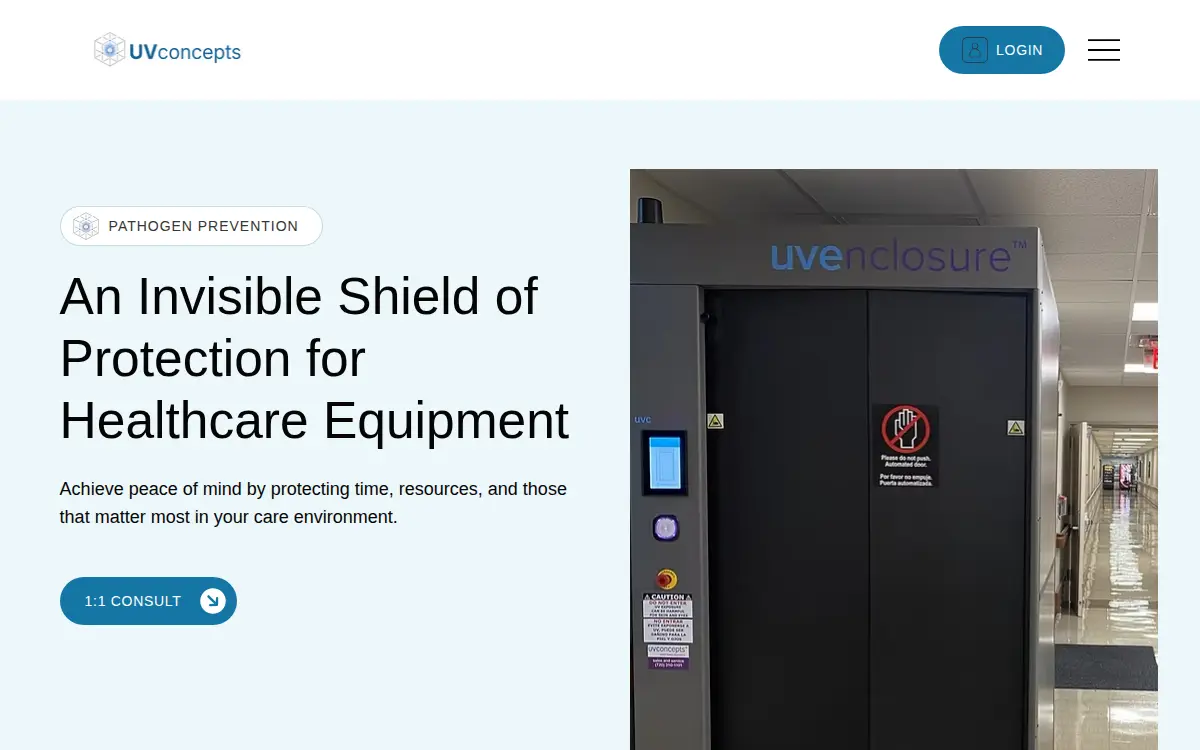 Homepage of Uv-concepts INC.