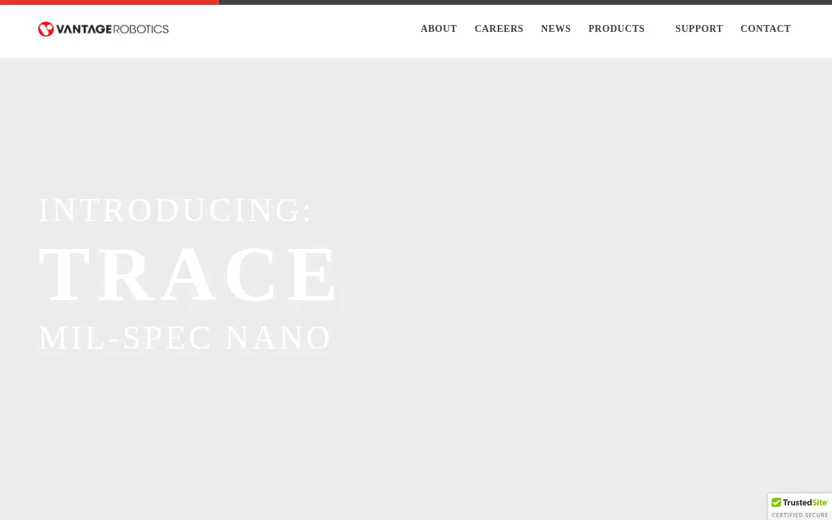 Homepage of Vantage Robotics, INC.