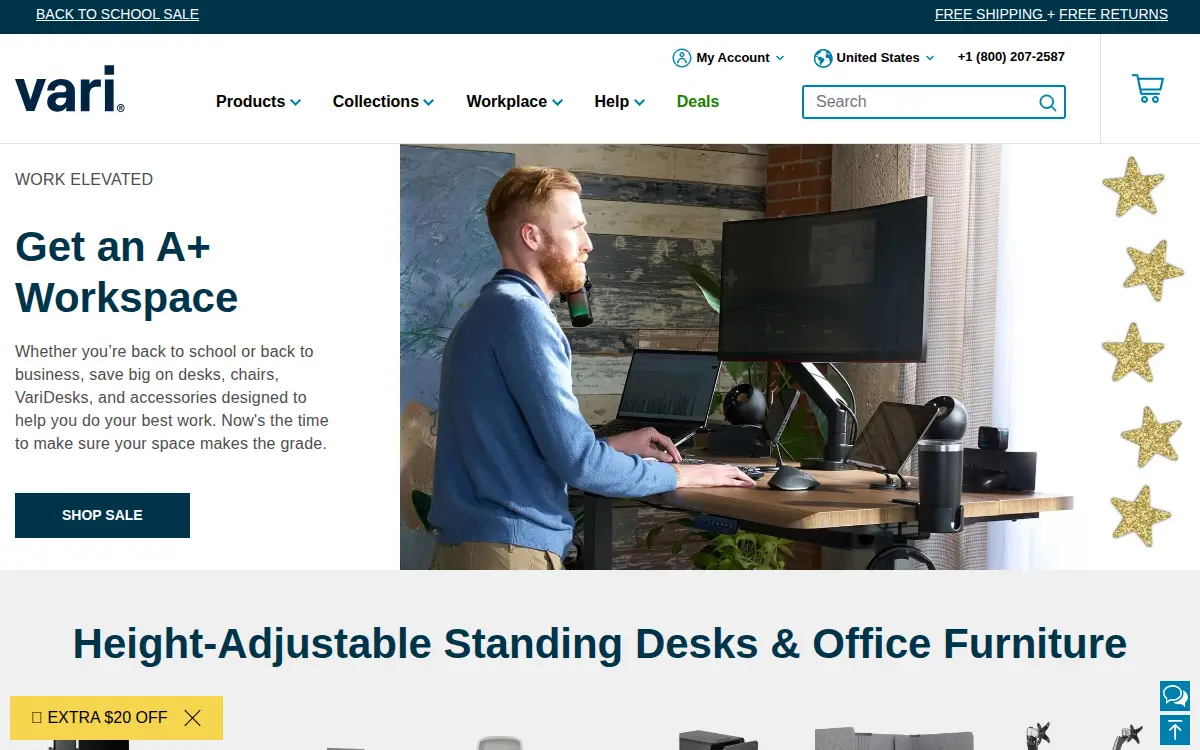 Homepage of Vari Sales CORP