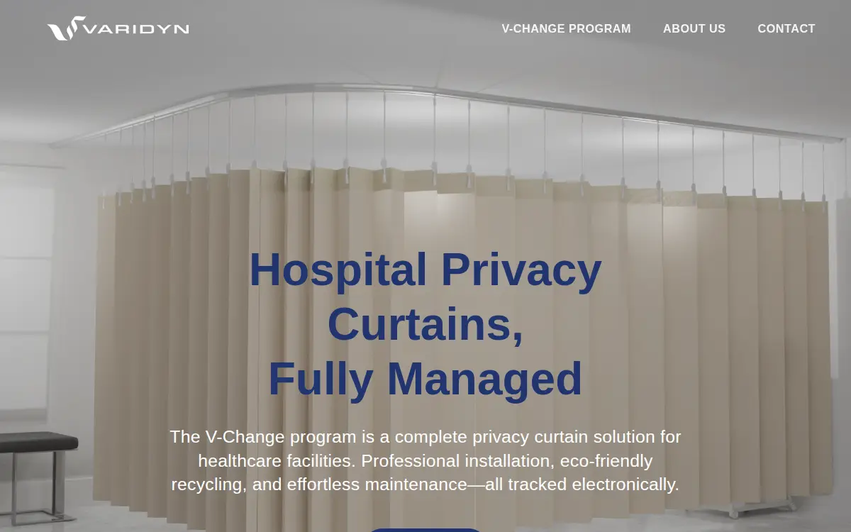Homepage of Varidyn LLC