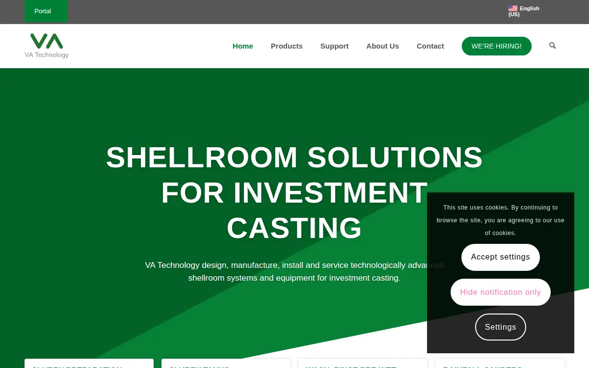 Homepage of Versatile Automation Technology CORP.