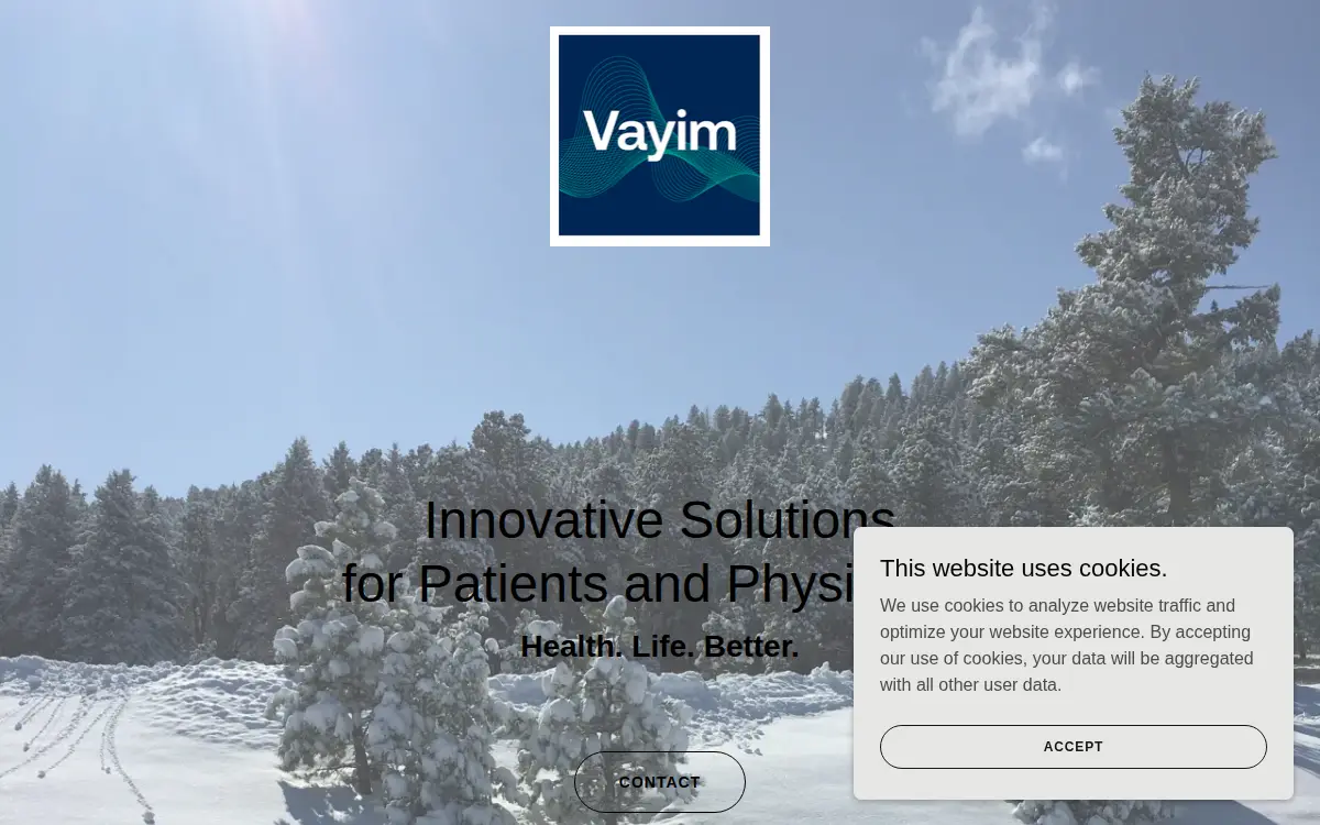 Homepage of Vayim INC