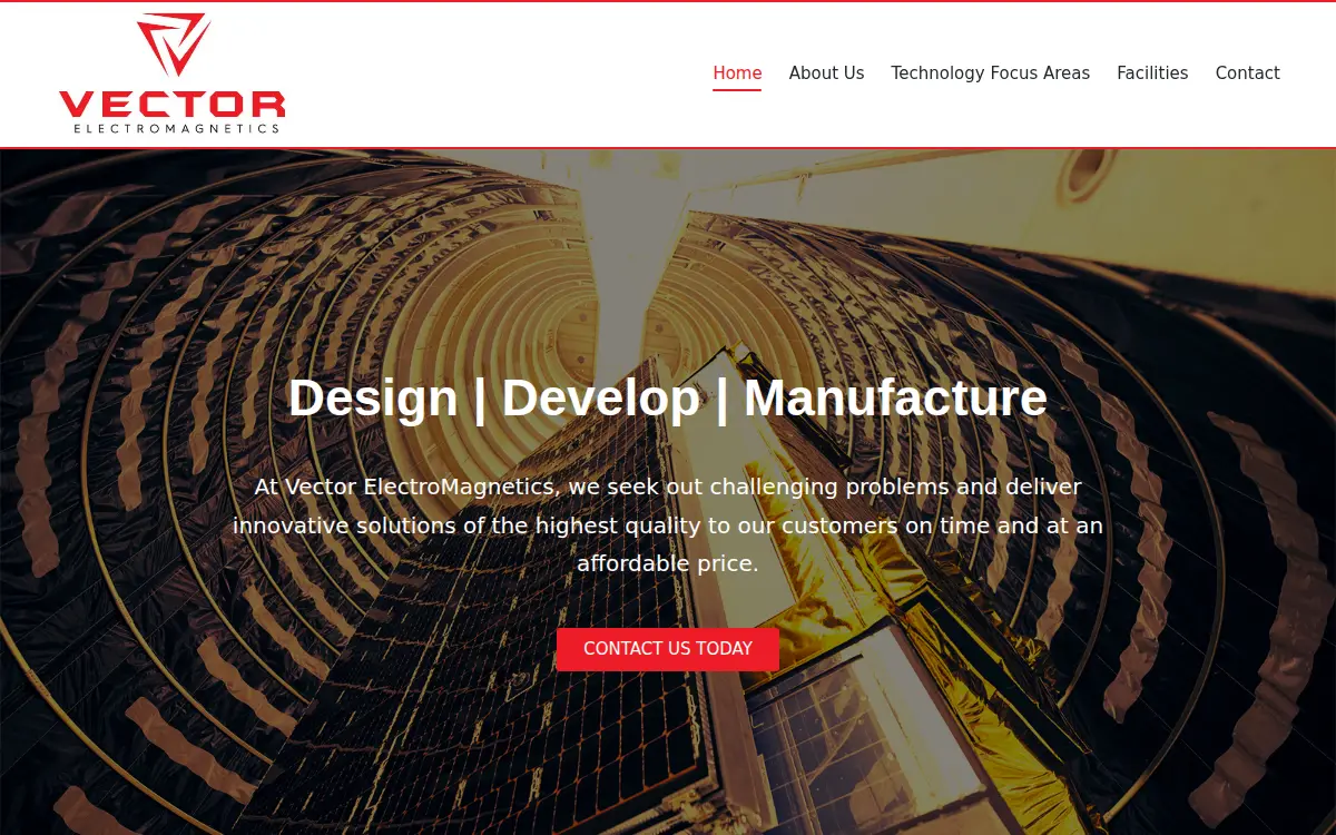 Homepage of Vector Electromagnetics LLC