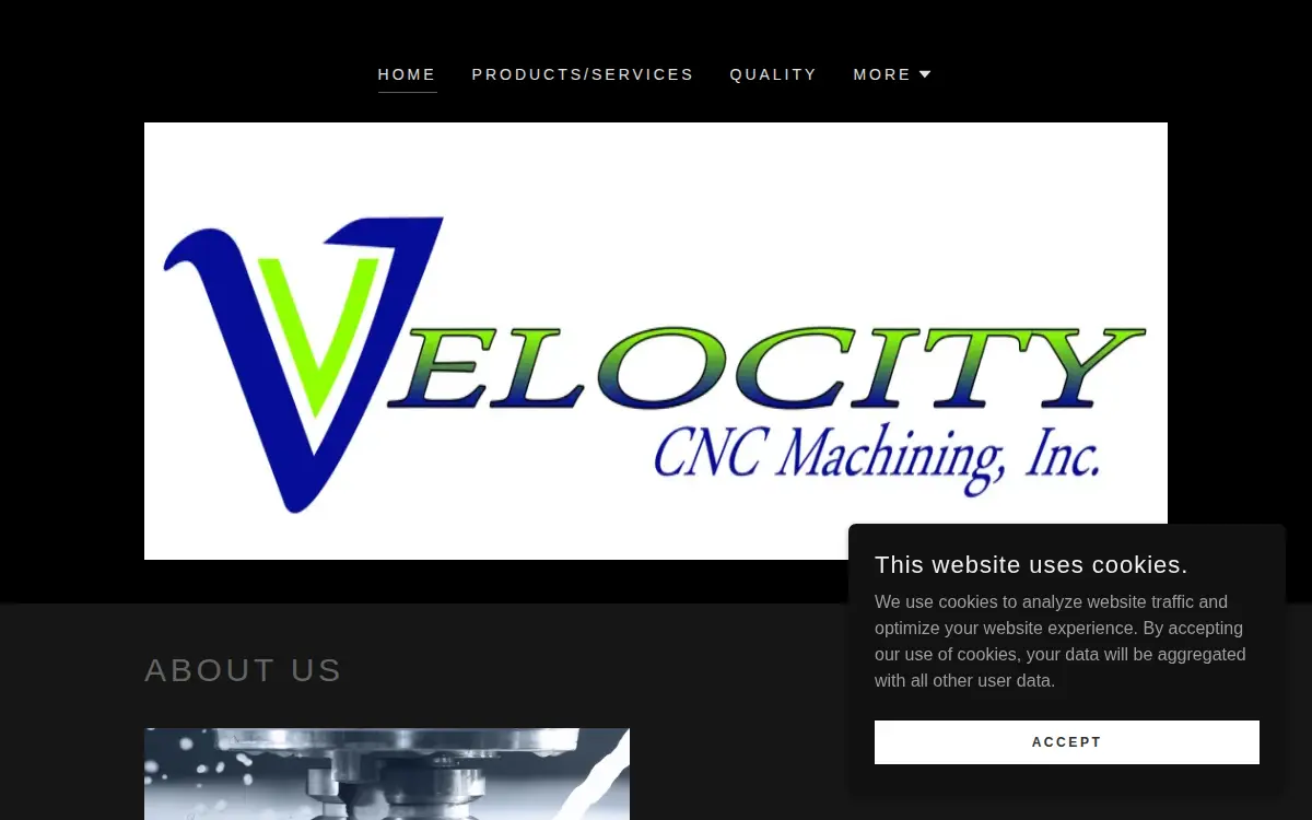 Homepage of Velocity Cnc Machining INC