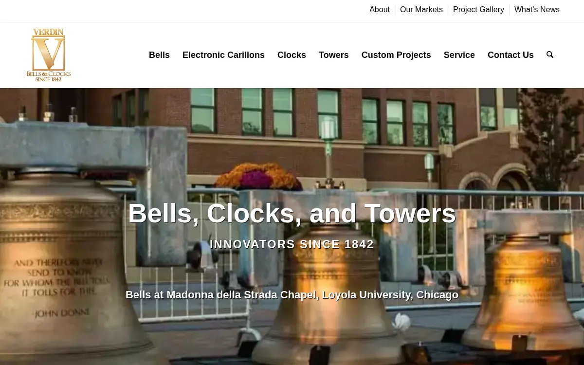 Homepage of The I.t. Verdin CO