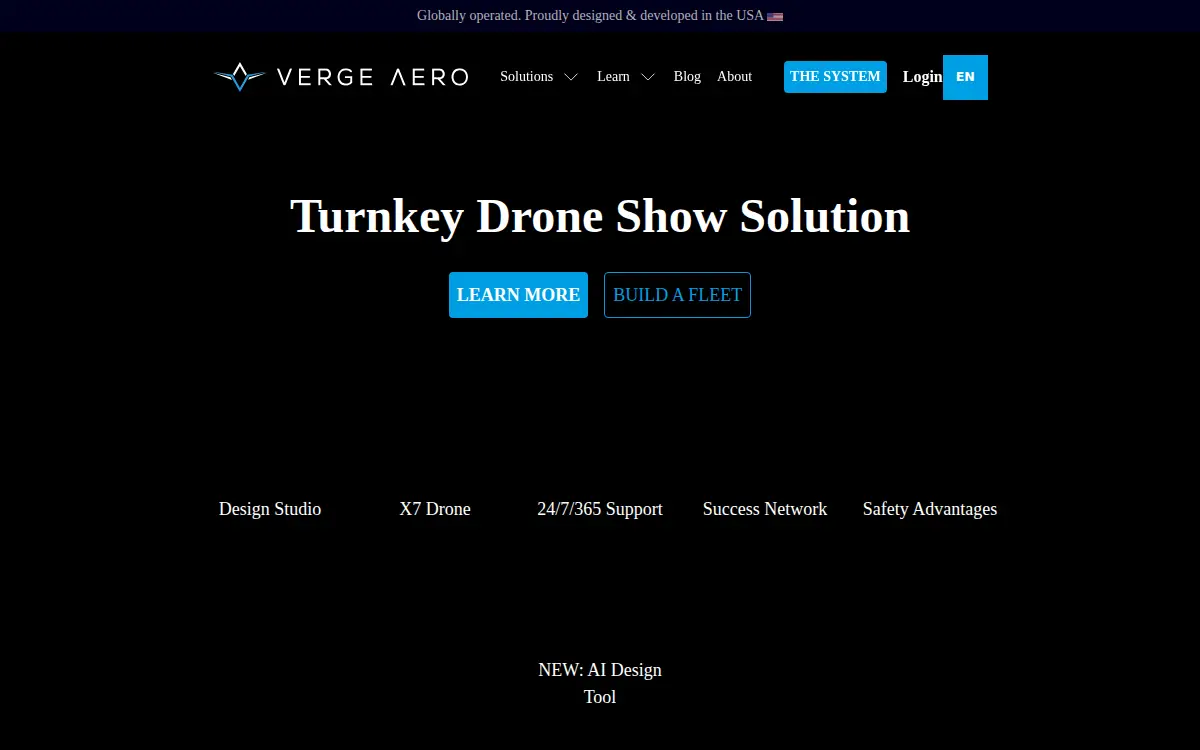 Homepage of Verge INC
